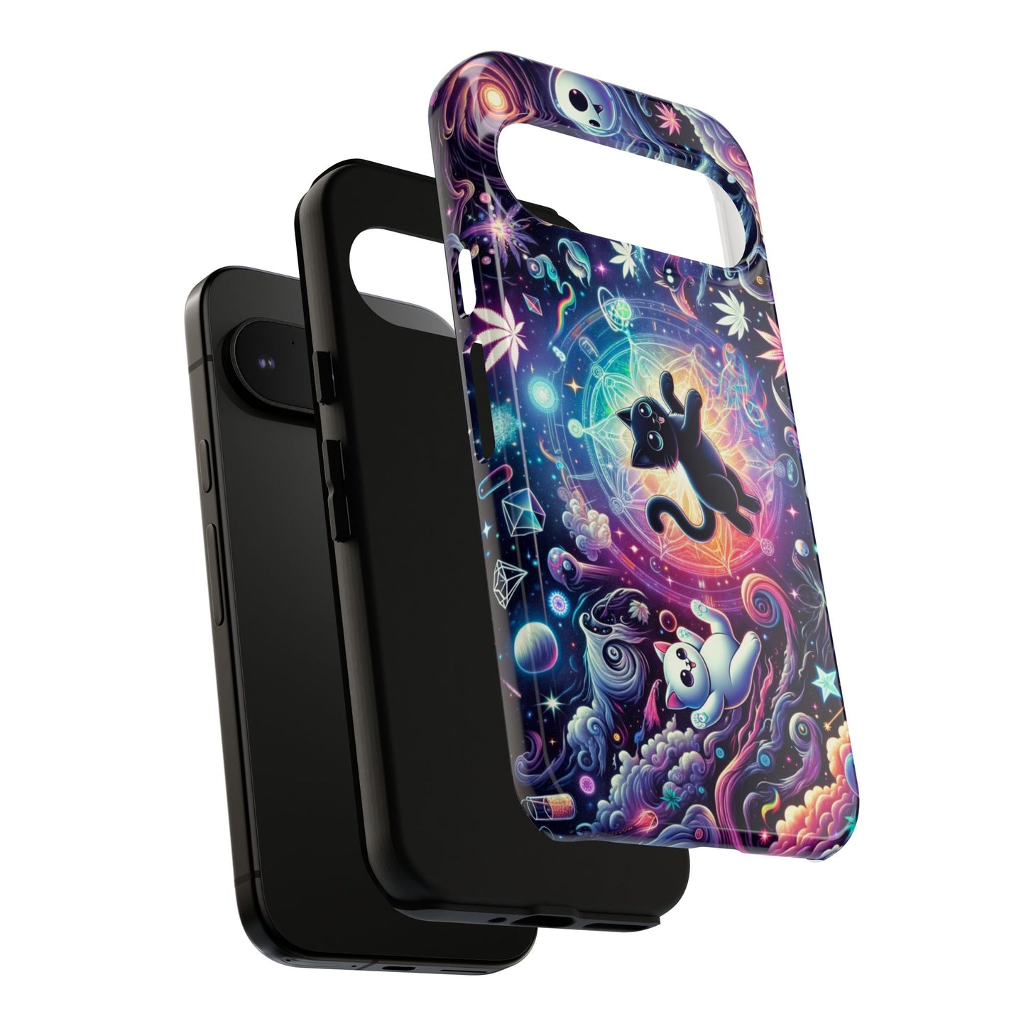 Cat Space Weed Magic Phone Case