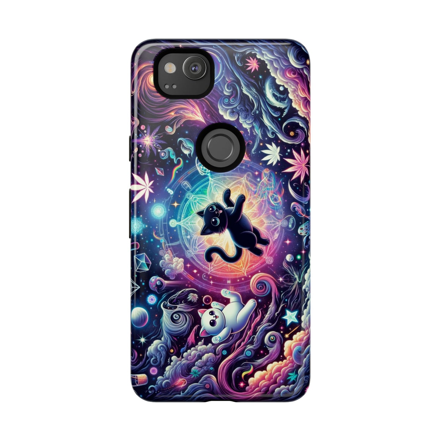 Cat Space Weed Magic Phone Case