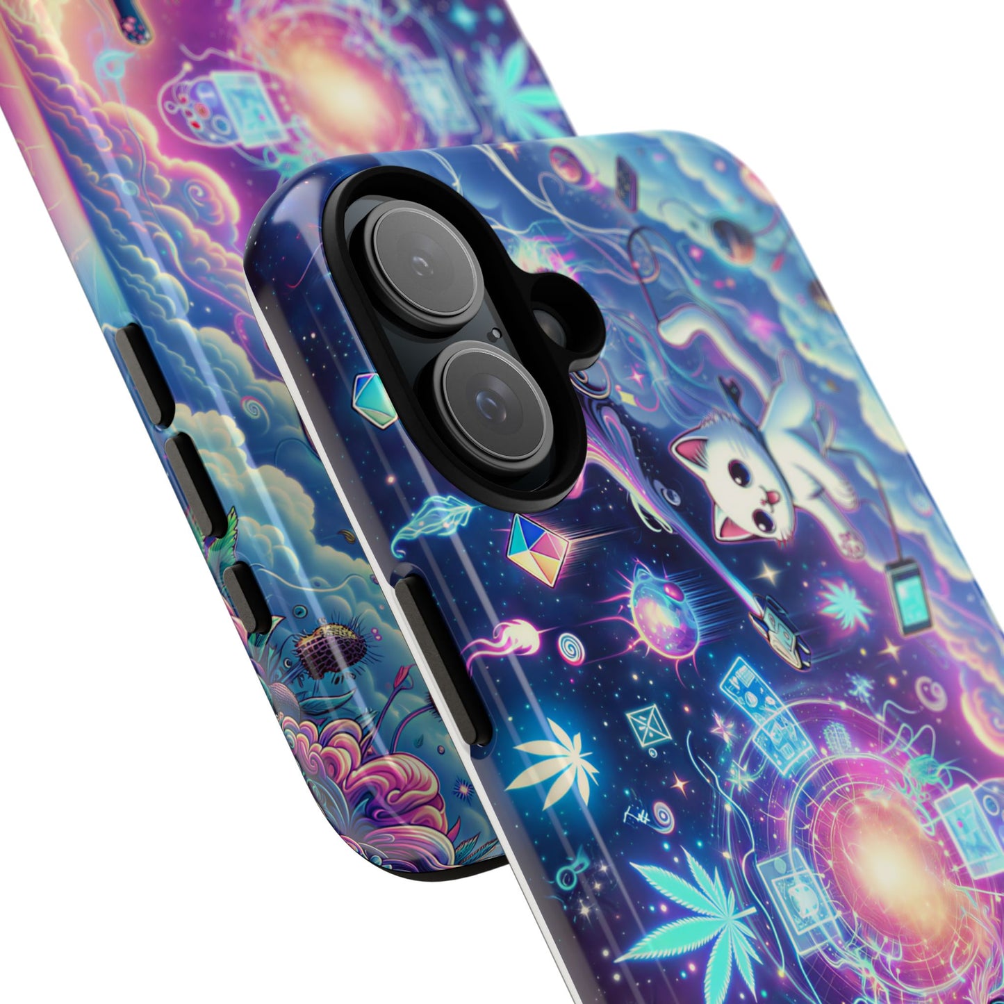 Cat Space Weed Magic Phone Case 2