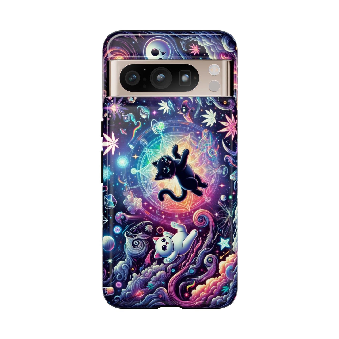 Cat Space Weed Magic Phone Case
