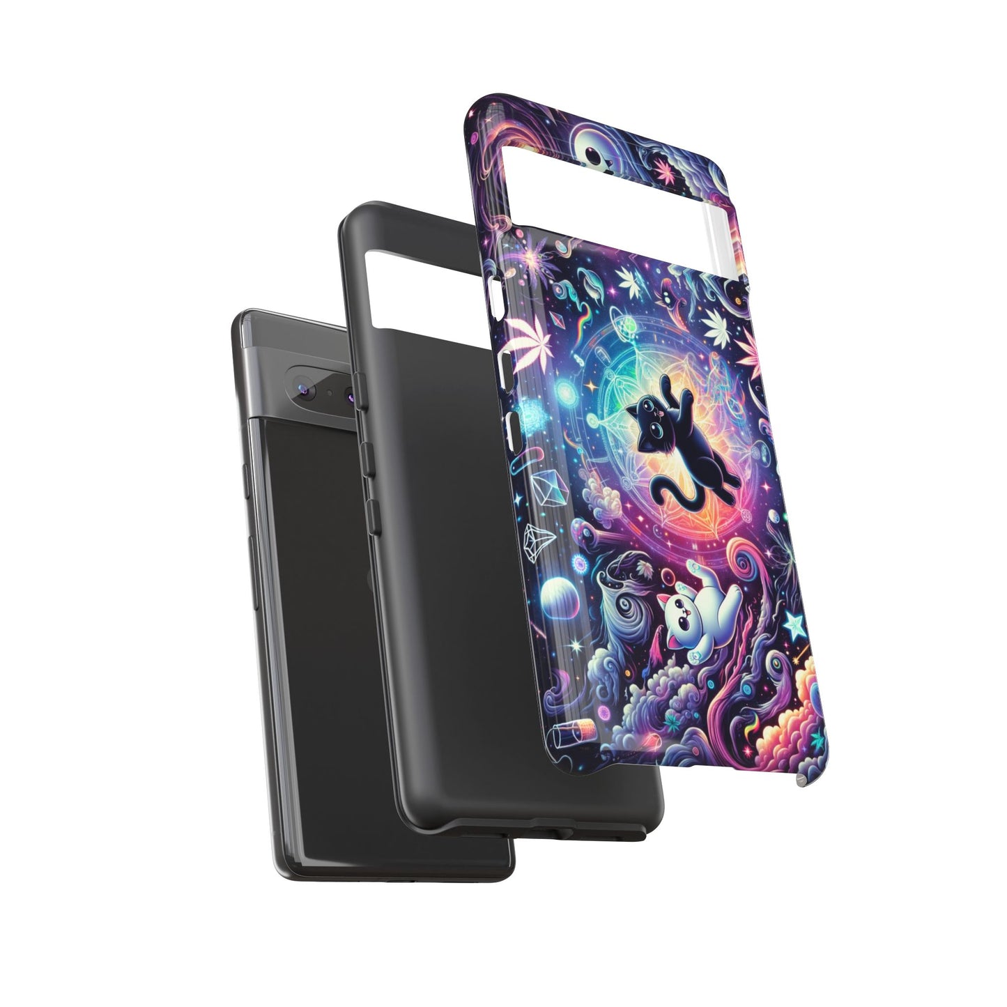 Cat Space Weed Magic Phone Case