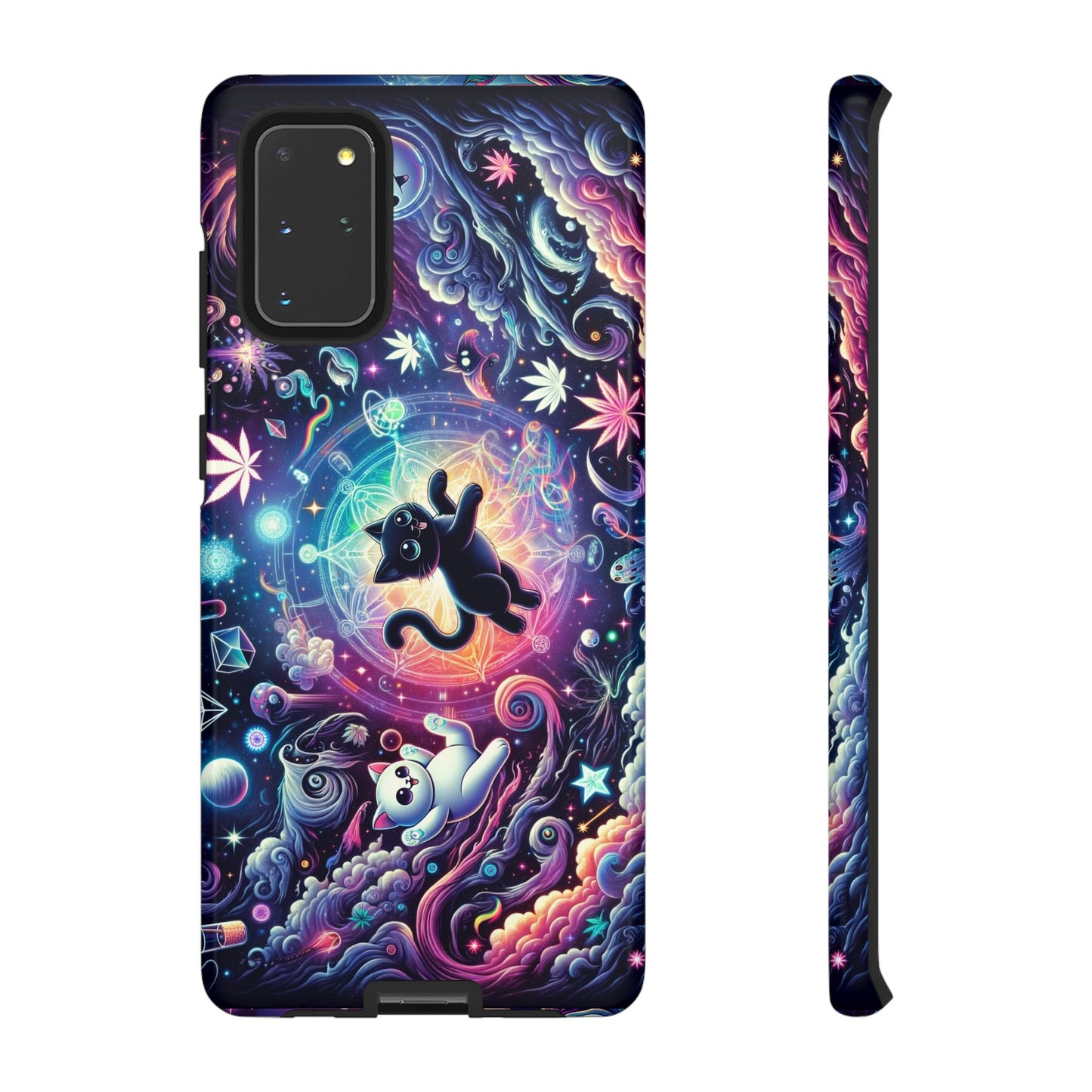 Cat Space Weed Magic Phone Case