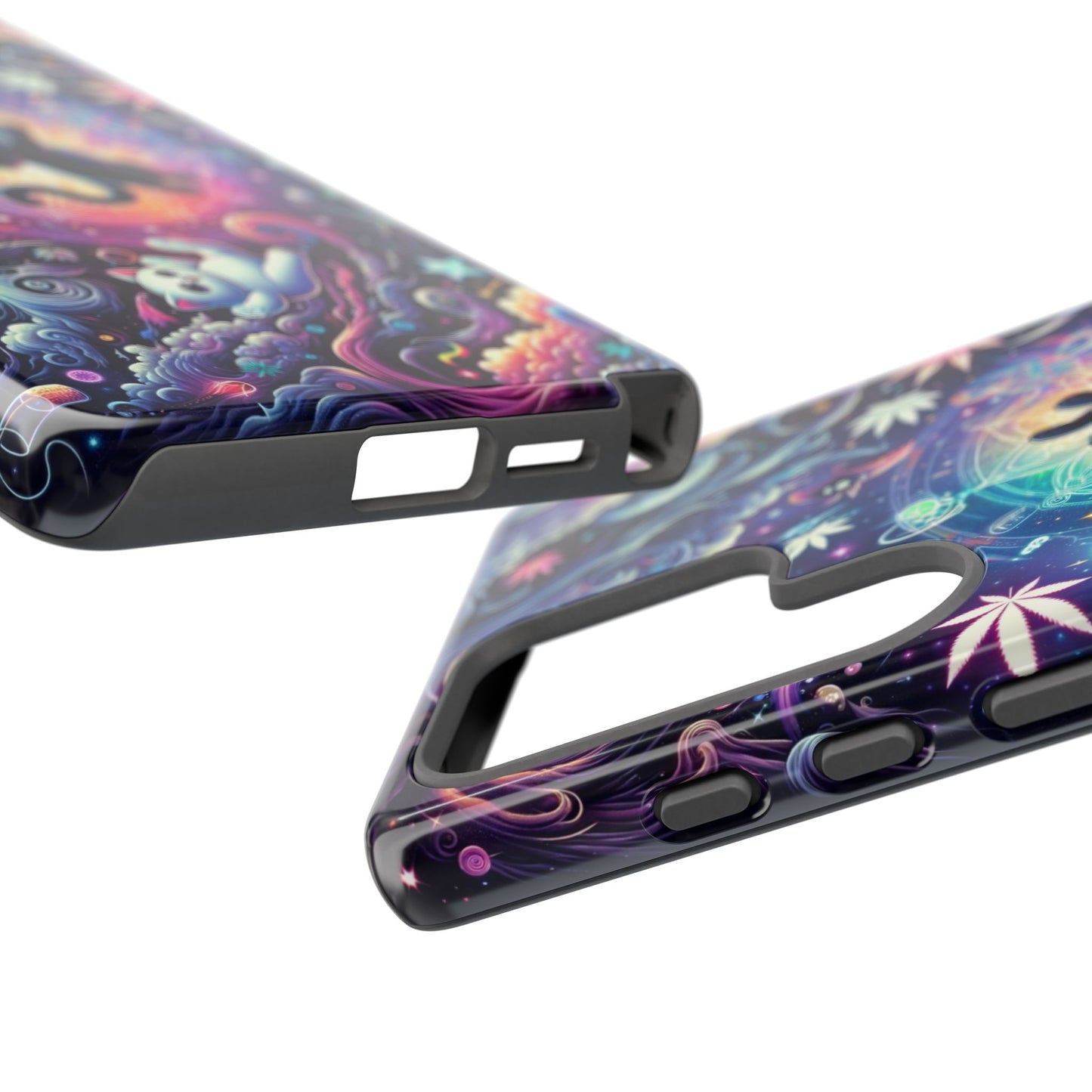 Cat Space Weed Magic Phone Case