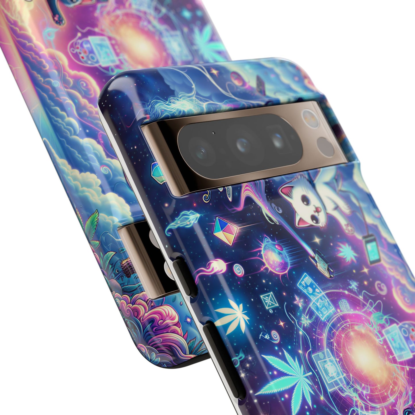 Cat Space Weed Magic Phone Case 2