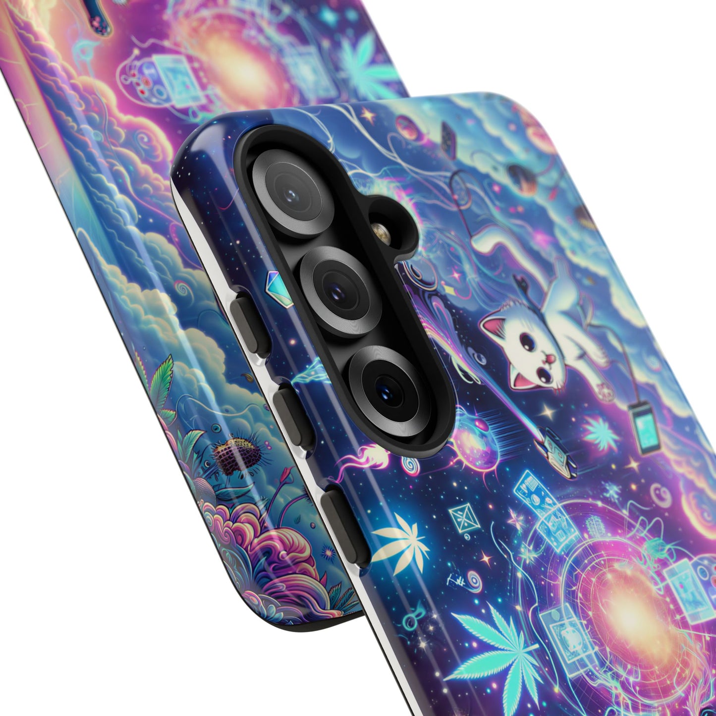 Cat Space Weed Magic Phone Case 2