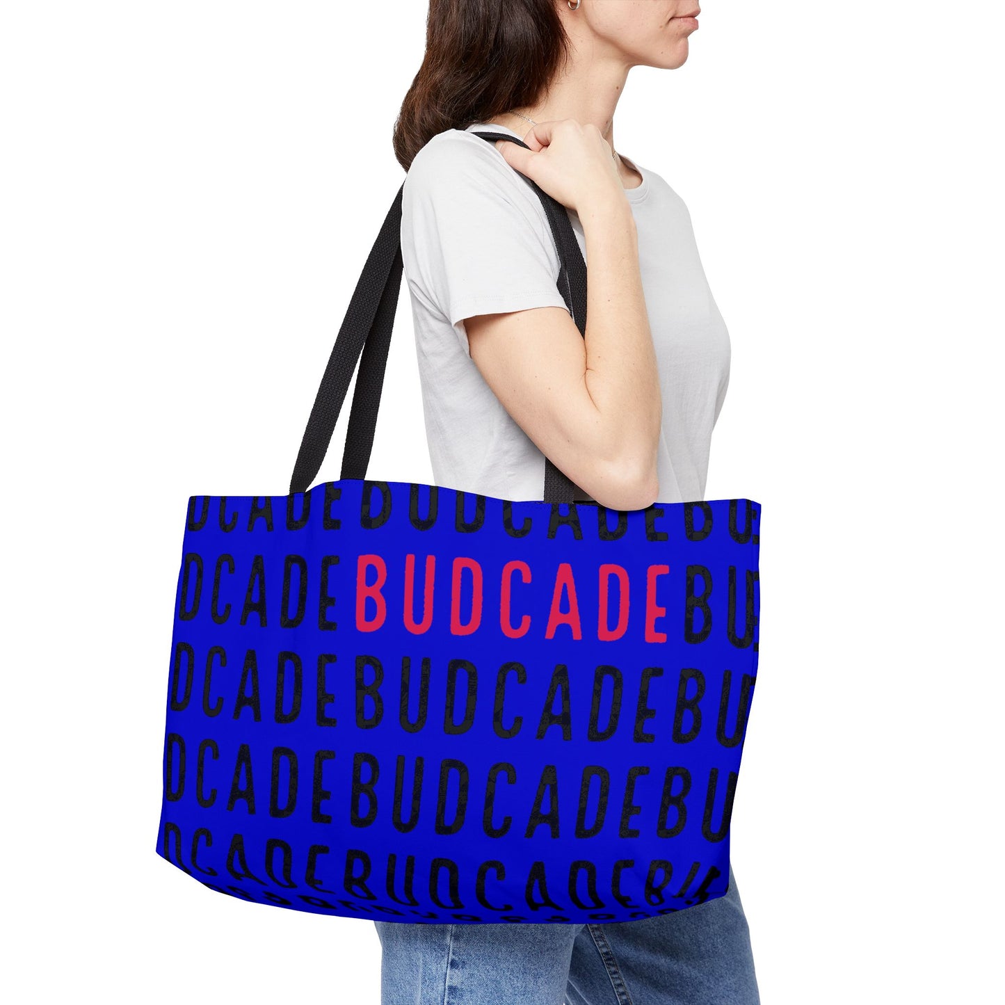Budcade Black & Blued Pattern Tote Bag