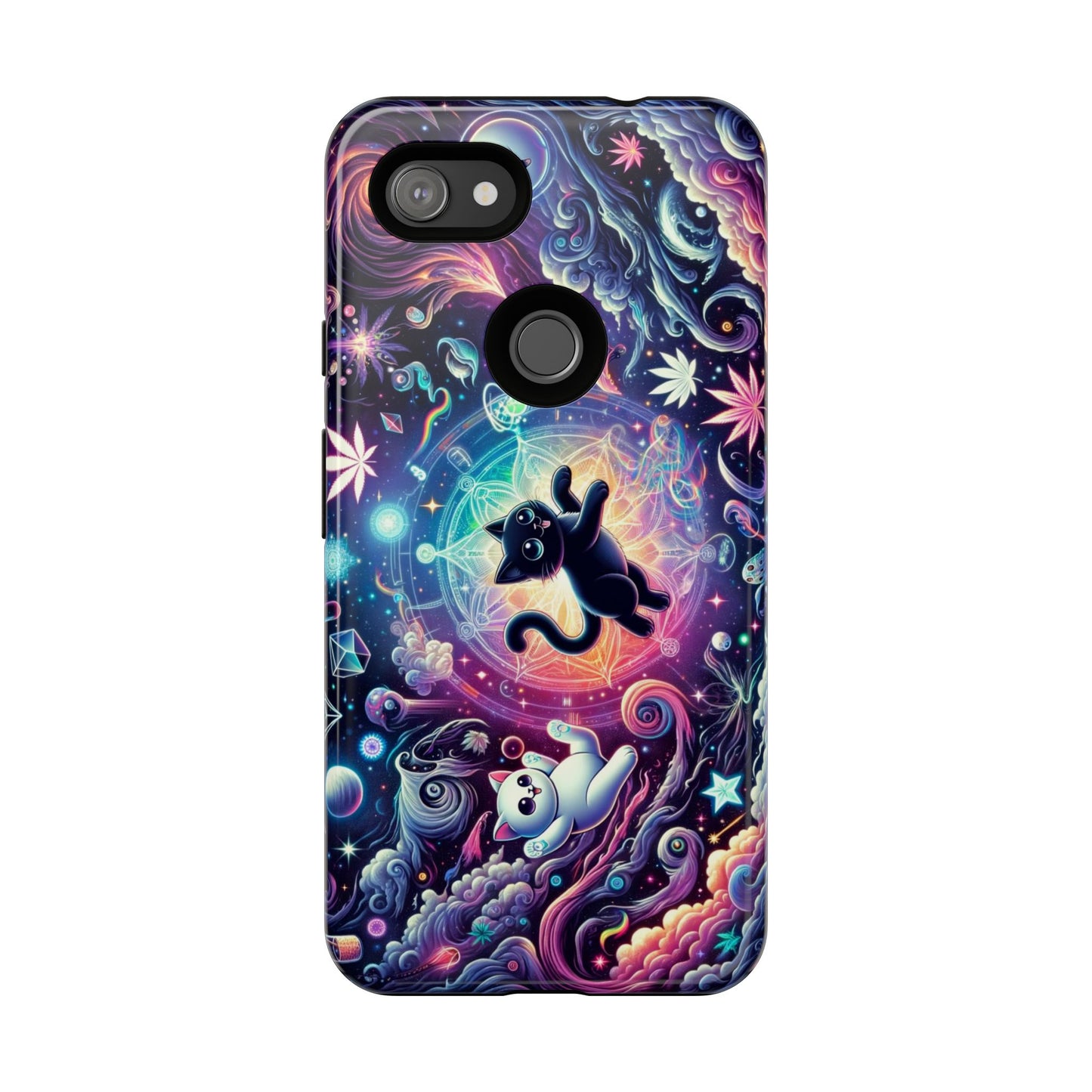 Cat Space Weed Magic Phone Case