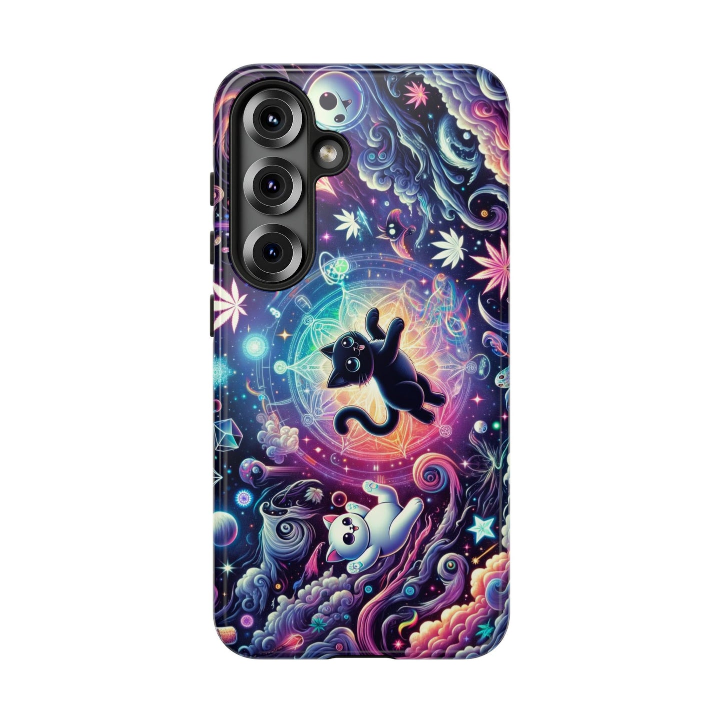 Cat Space Weed Magic Phone Case