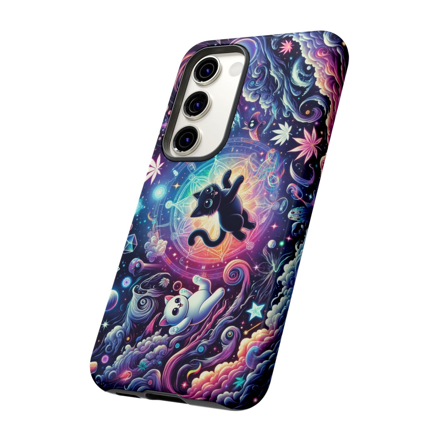 Cat Space Weed Magic Phone Case