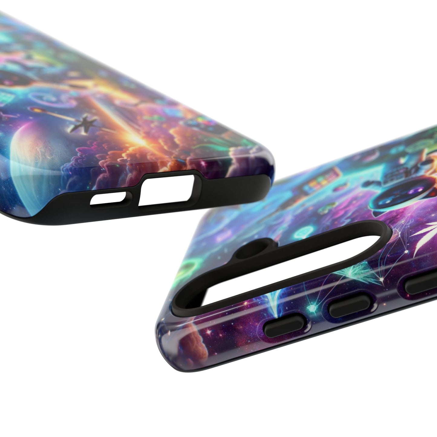 Cat Space Weed Magic Phone Case 3
