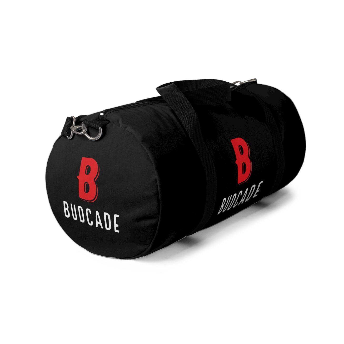 Budcade Official Duffel Bag (Red on Black)