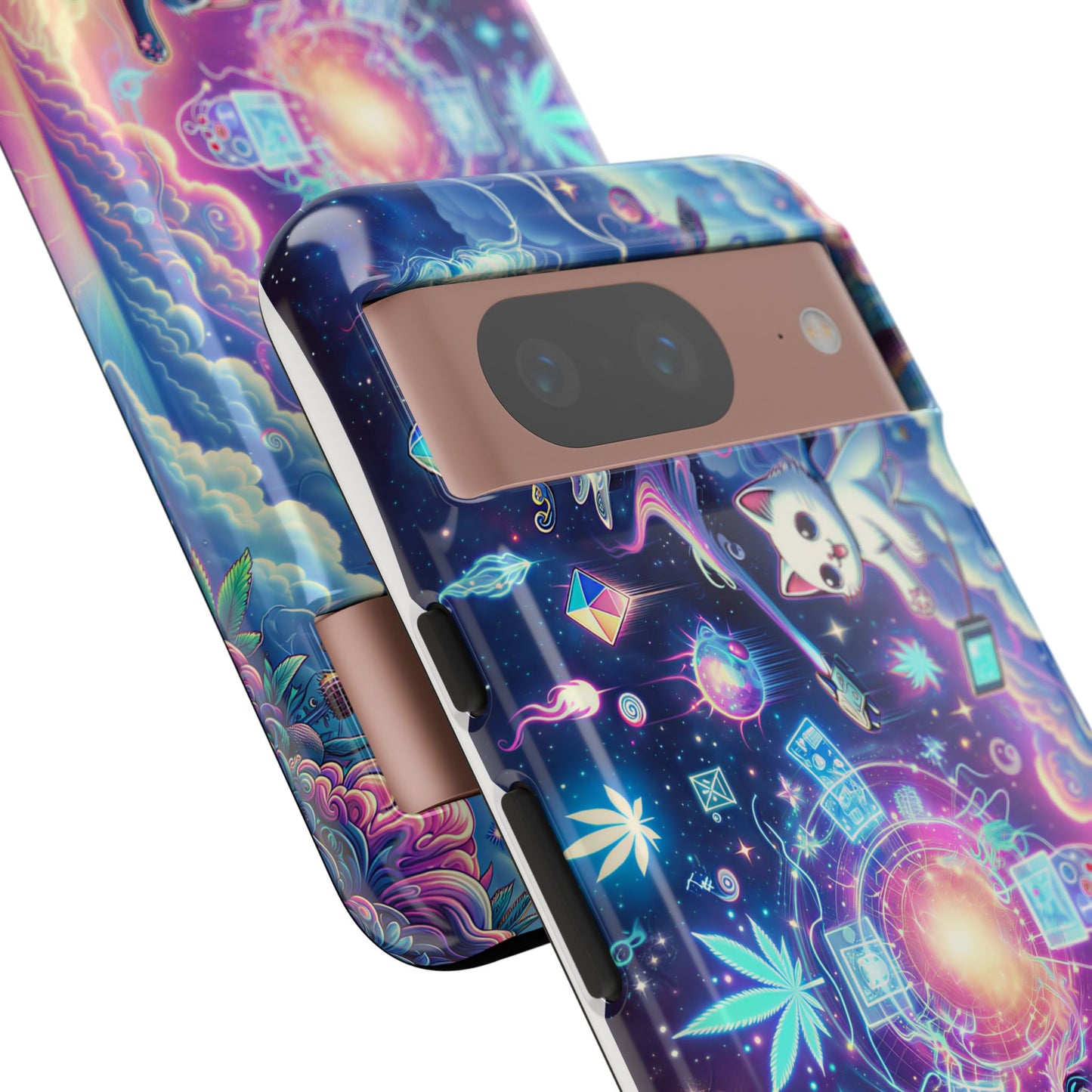 Cat Space Weed Magic Phone Case 2
