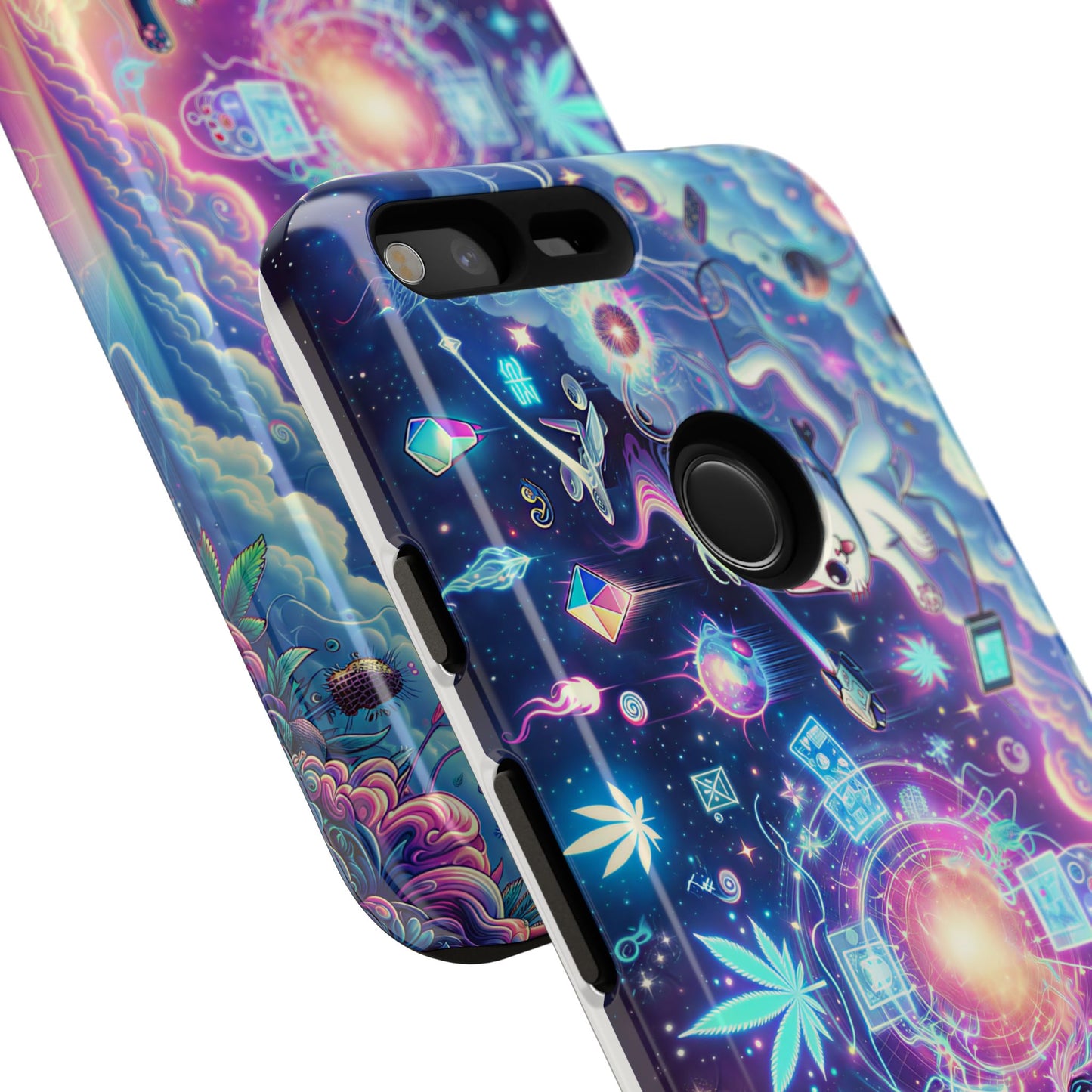 Cat Space Weed Magic Phone Case 2