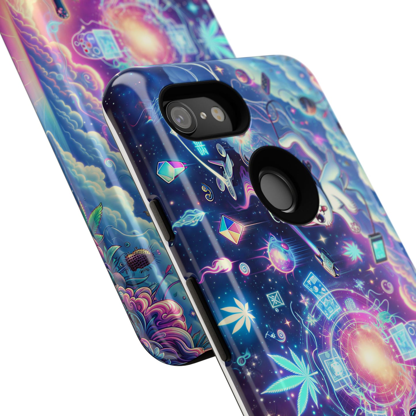 Cat Space Weed Magic Phone Case 2