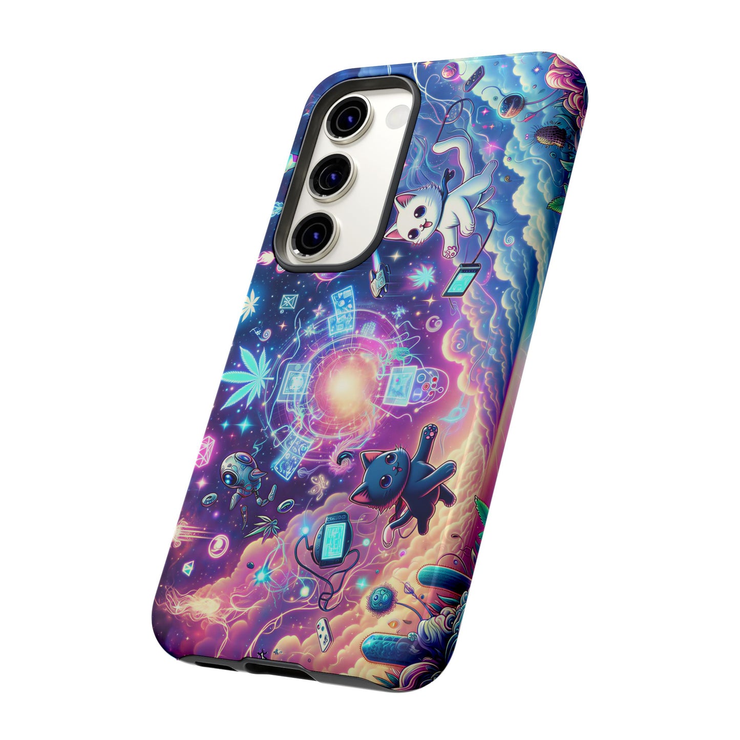 Cat Space Weed Magic Phone Case 2