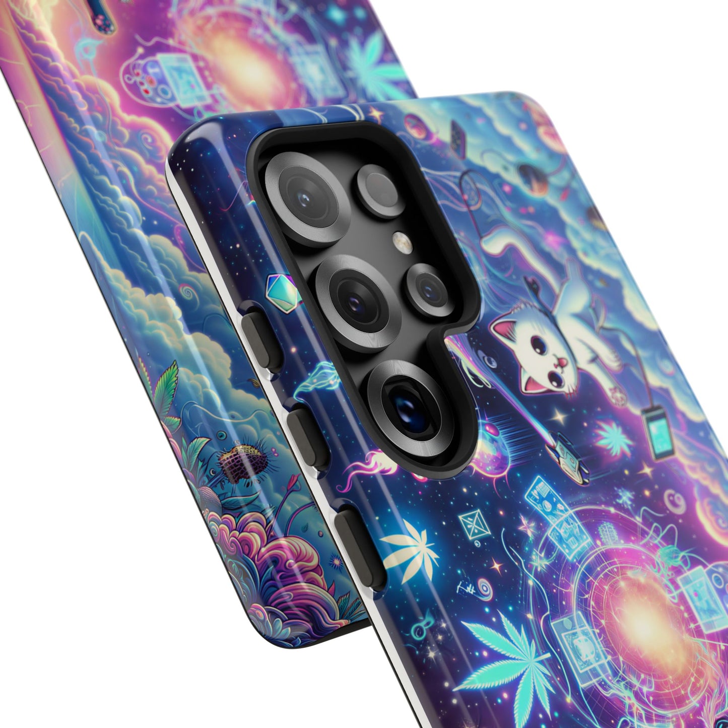 Cat Space Weed Magic Phone Case 2