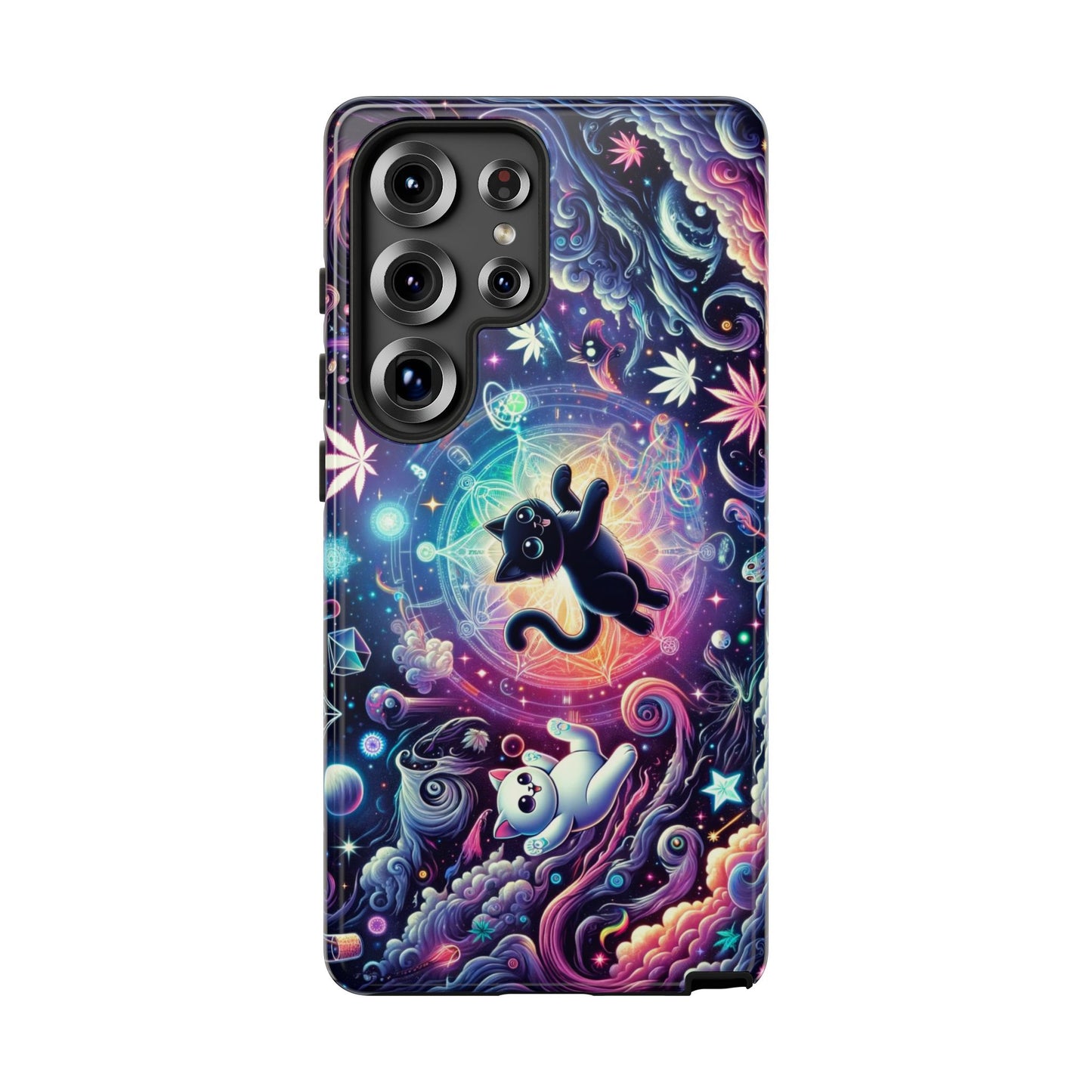 Cat Space Weed Magic Phone Case