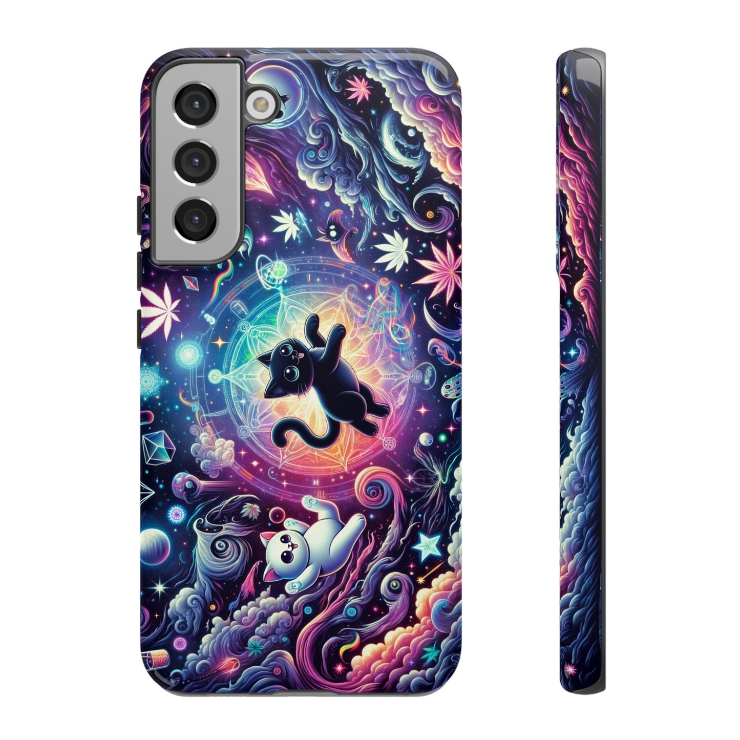 Cat Space Weed Magic Phone Case