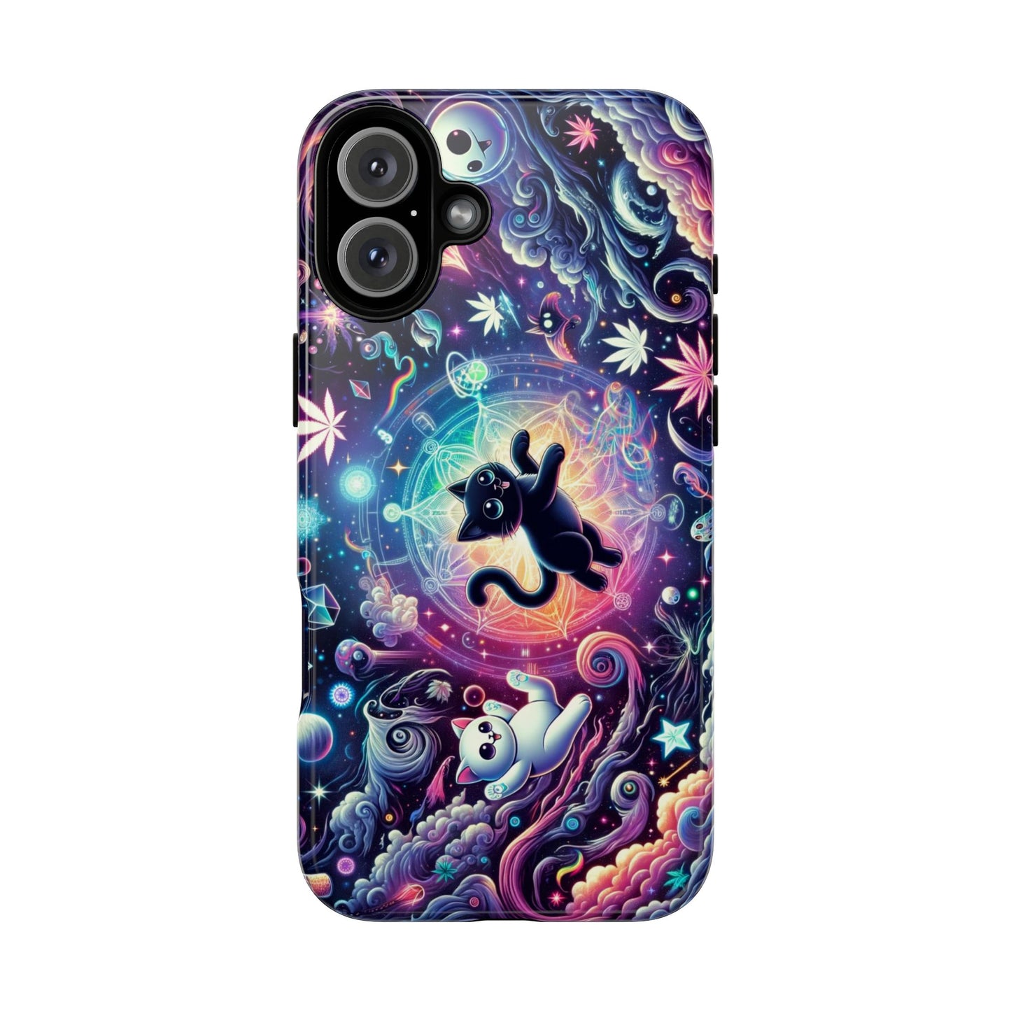 Cat Space Weed Magic Phone Case