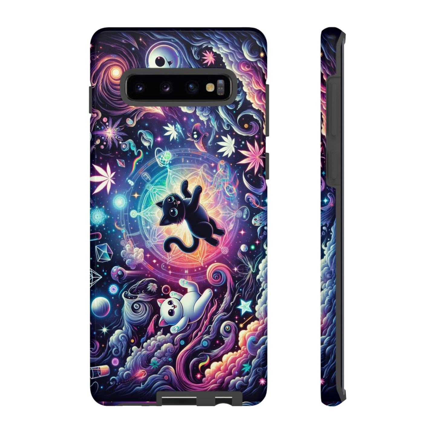 Cat Space Weed Magic Phone Case