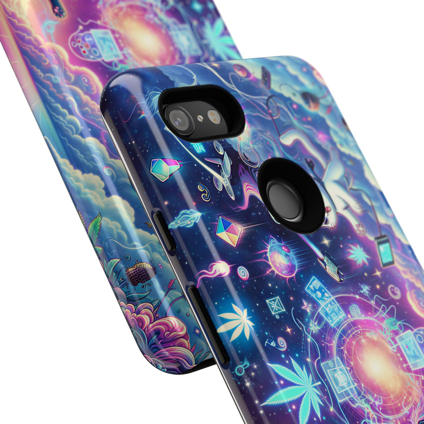 Cat Space Weed Magic Phone Case 2