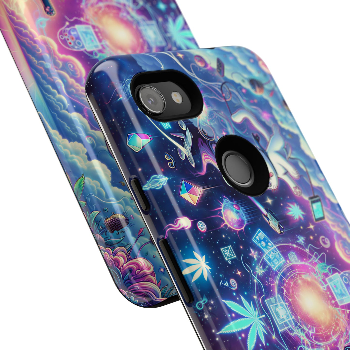 Cat Space Weed Magic Phone Case 2