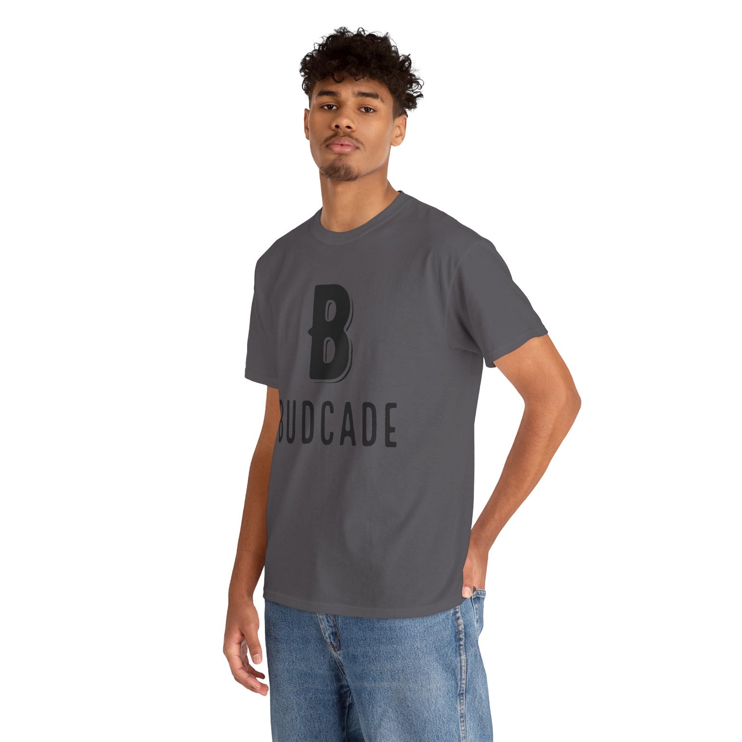 Budcade Blackout (Black on Gray) - Unisex T-Shirt