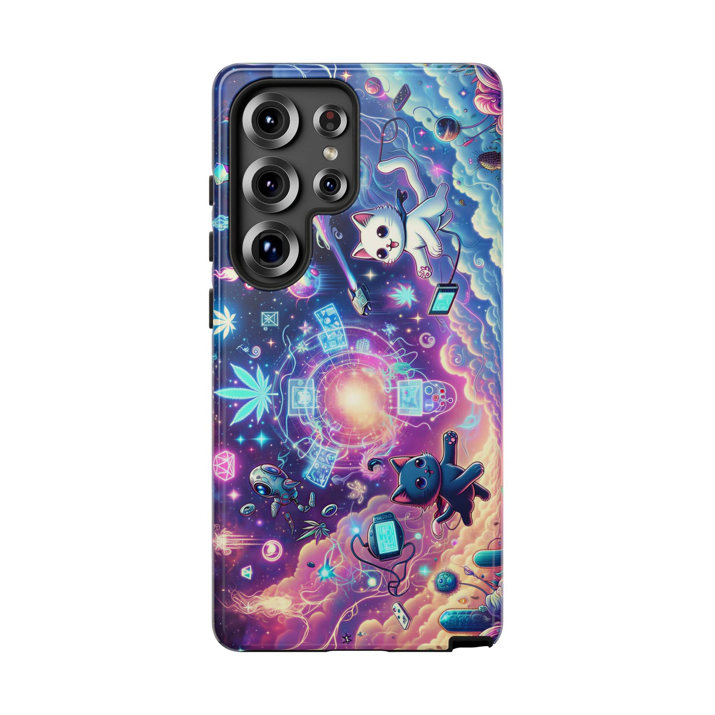 Cat Space Weed Magic Phone Case 2