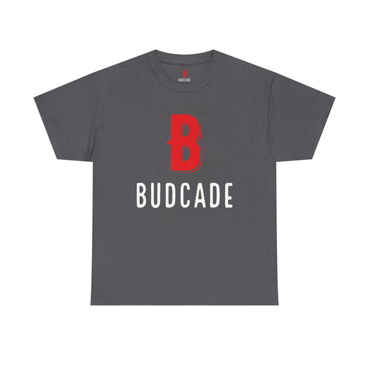 Budcade Official (Red on Gray) - Unisex T-Shirt