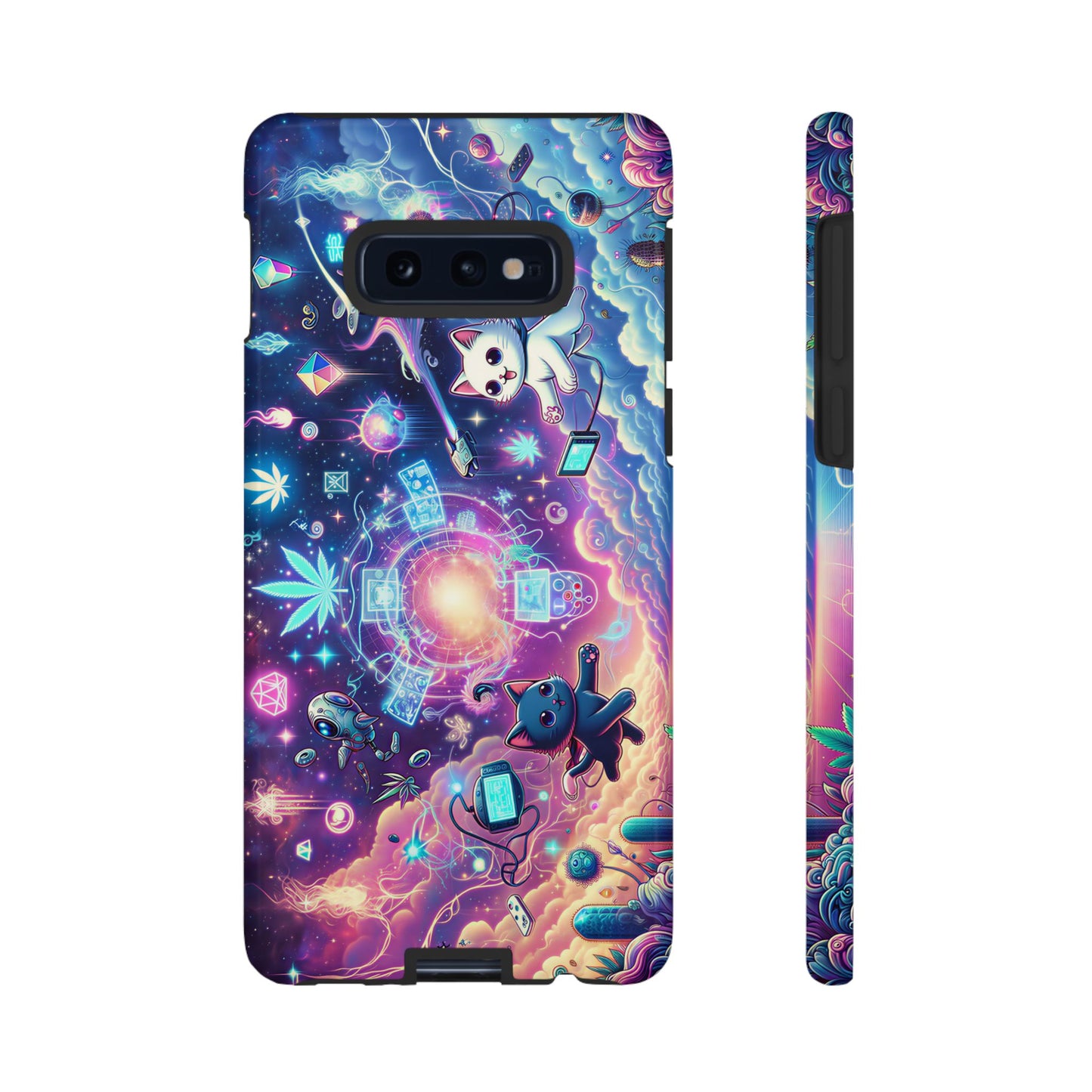 Cat Space Weed Magic Phone Case 2