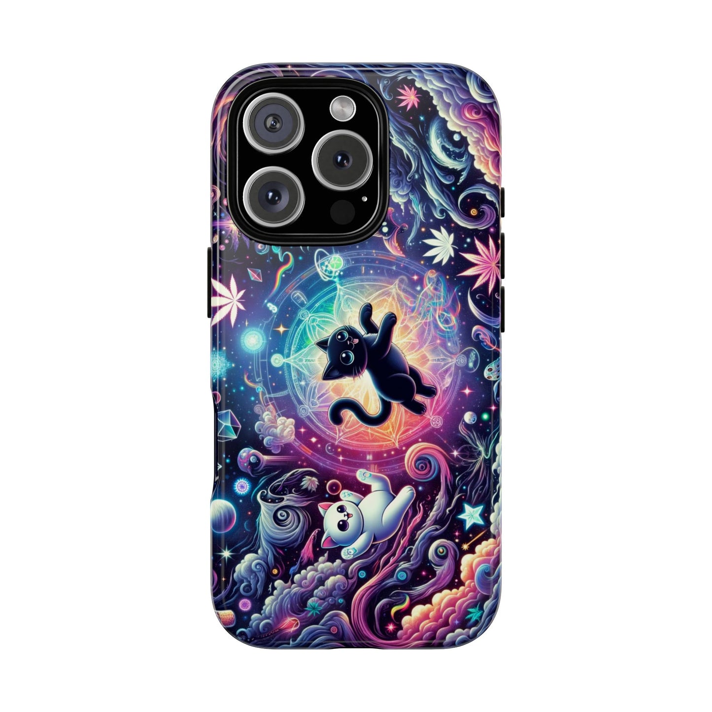Cat Space Weed Magic Phone Case