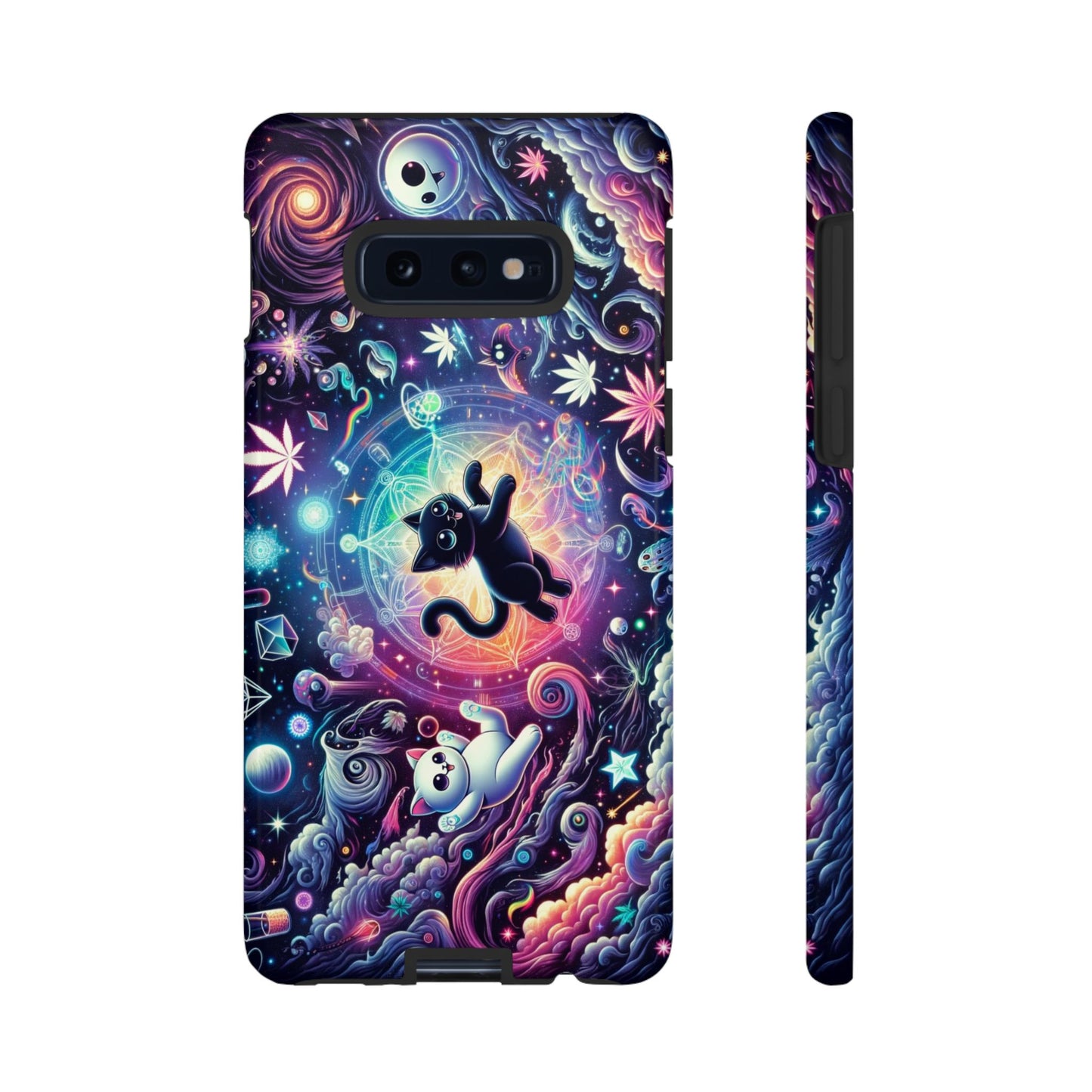 Cat Space Weed Magic Phone Case