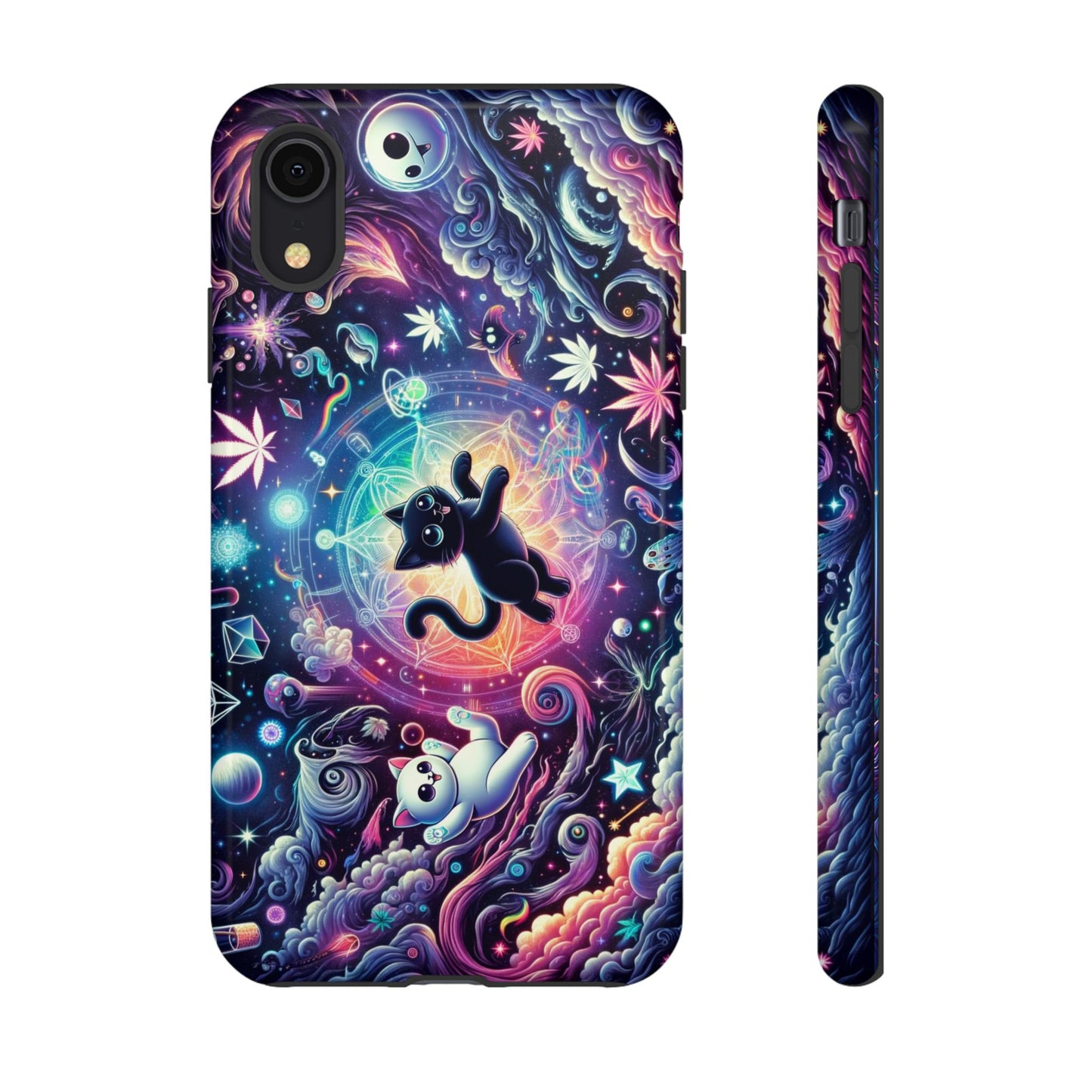 Cat Space Weed Magic Phone Case