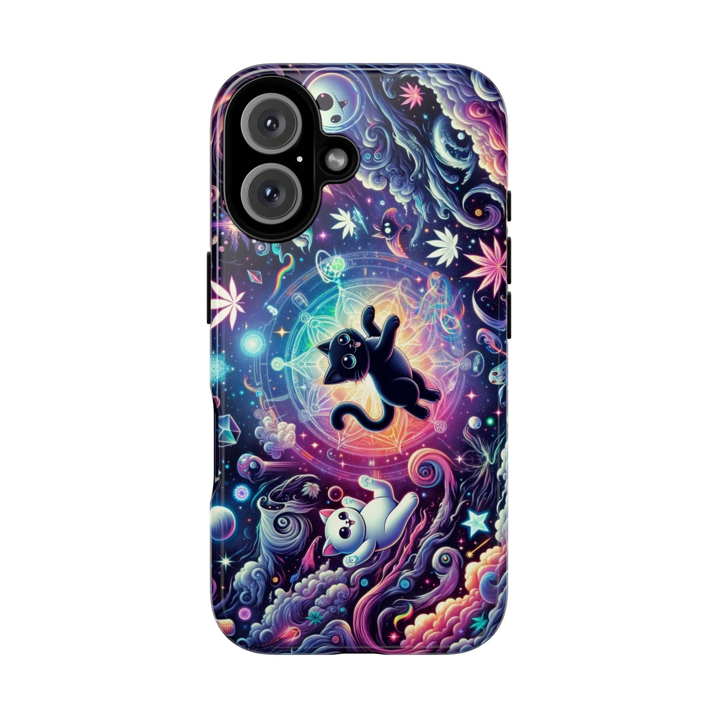 Cat Space Weed Magic Phone Case