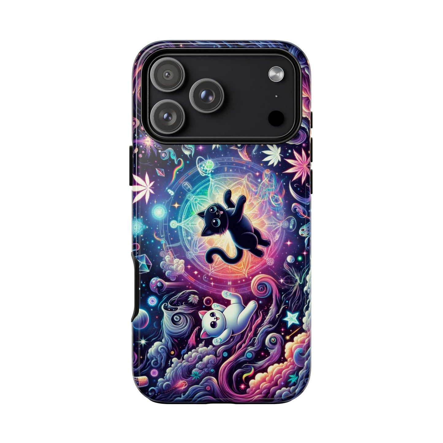 Cat Space Weed Magic Phone Case