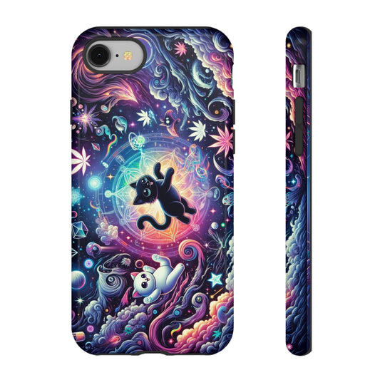 Cat Space Weed Magic Phone Case