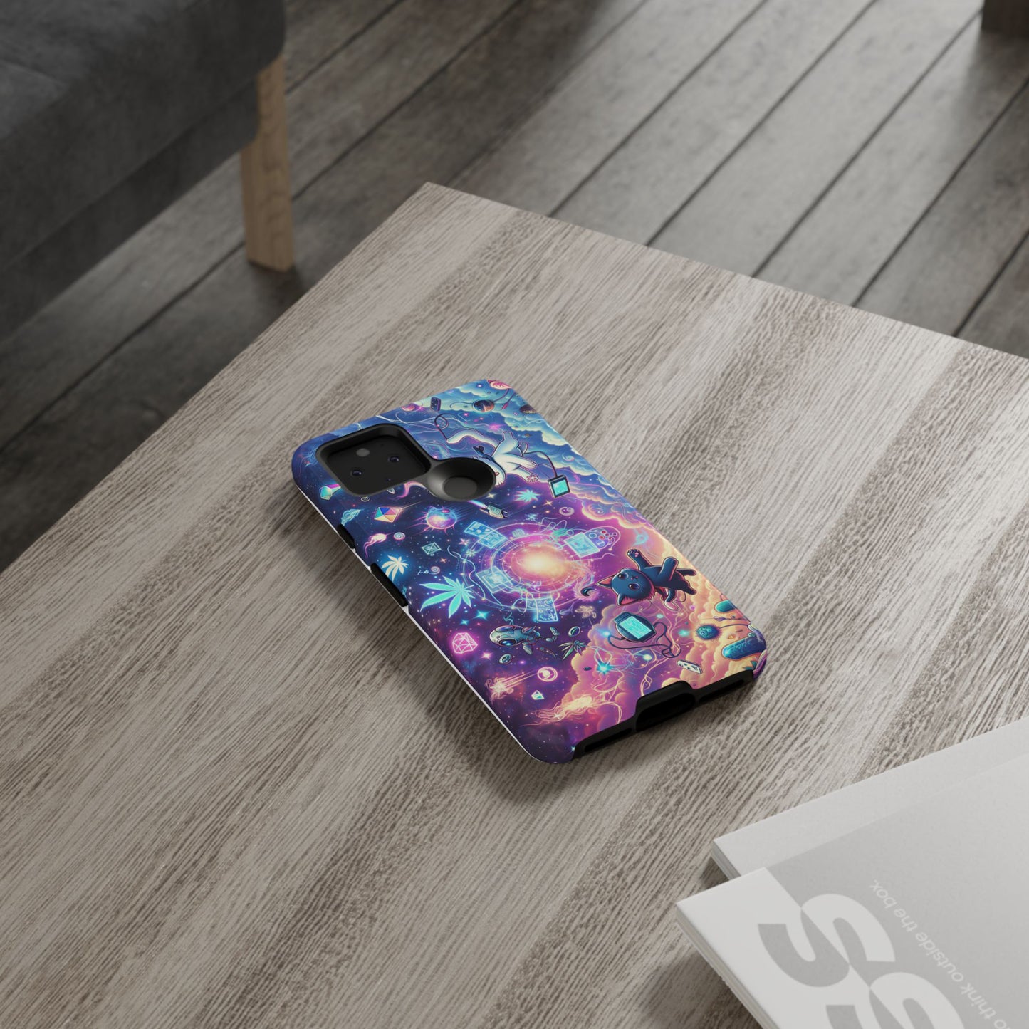 Cat Space Weed Magic Phone Case 2