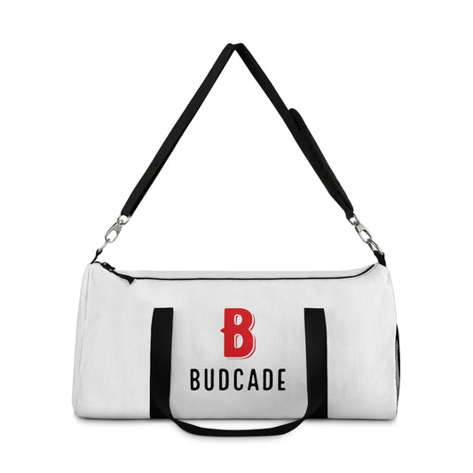 Budcade Official Duffel Bag (Red on White)
