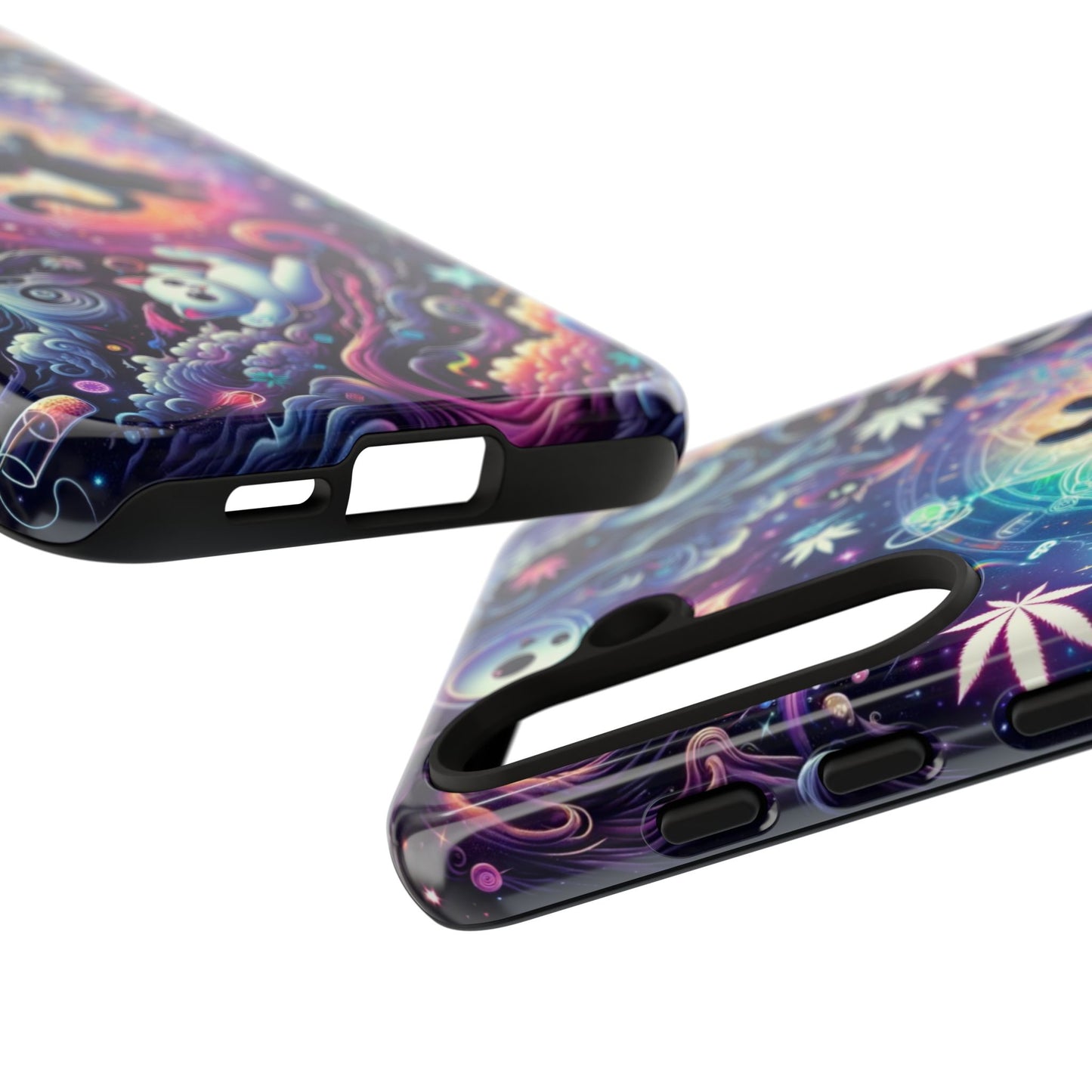 Cat Space Weed Magic Phone Case