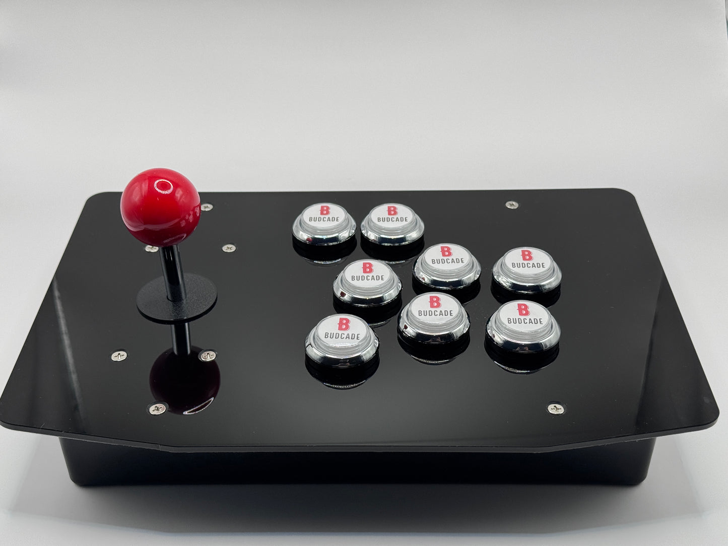 Budcade Official Arcade Push Buttons (24mm, Pack of 5)